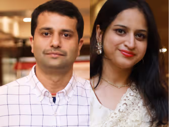 Vinaya and Divya, founders of Kutumba