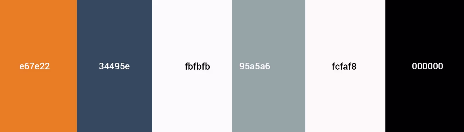 SmallBite brand color palette