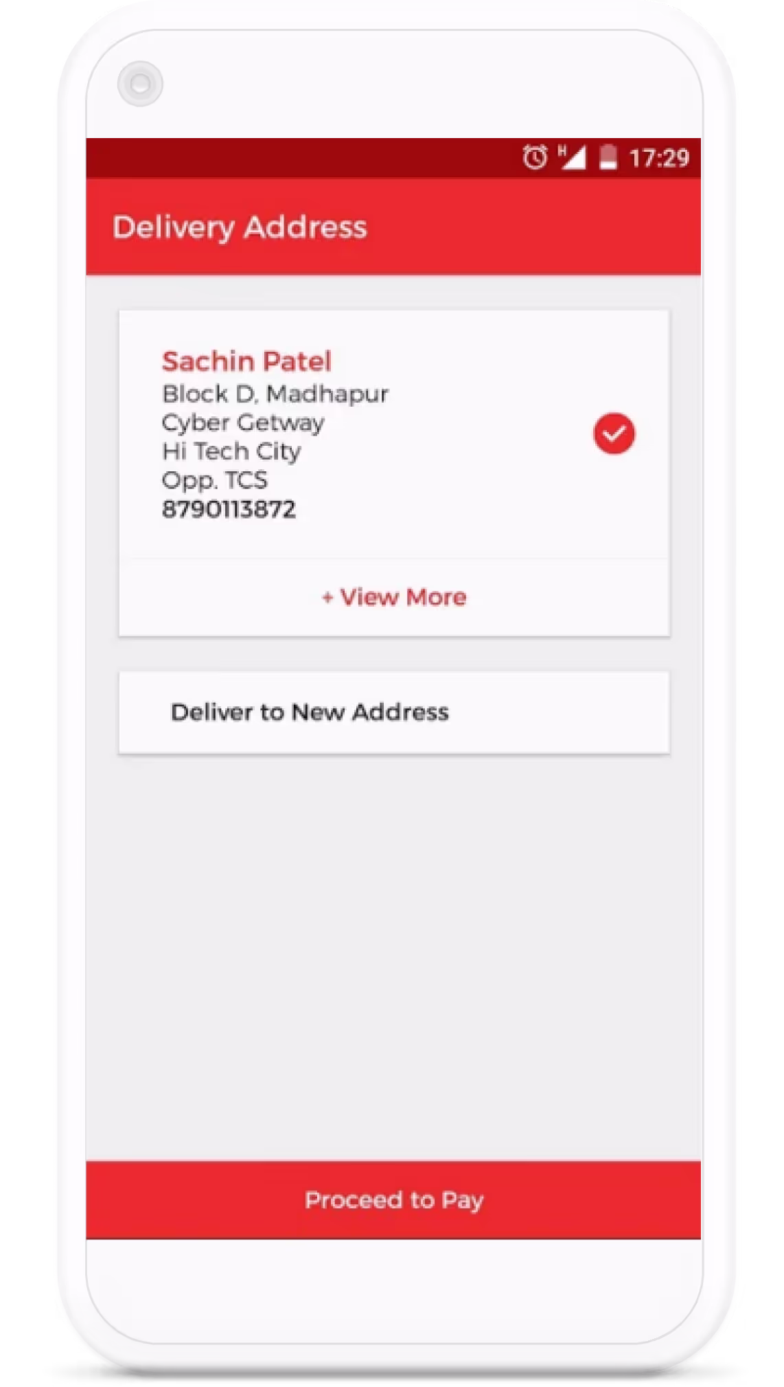 PocketChef final app screen, screen 6